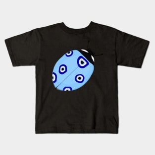 Evil Eye Ladybug sticker Kids T-Shirt